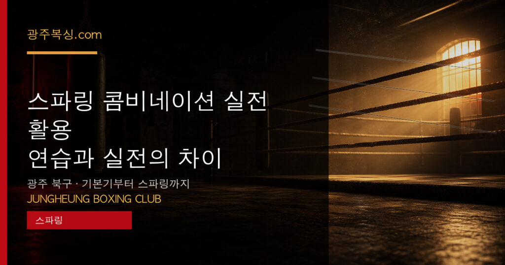 스파링 콤비네이션 실전 활용 — 연습과 실전의 차이 대표 이미지 - 중흥복싱클럽